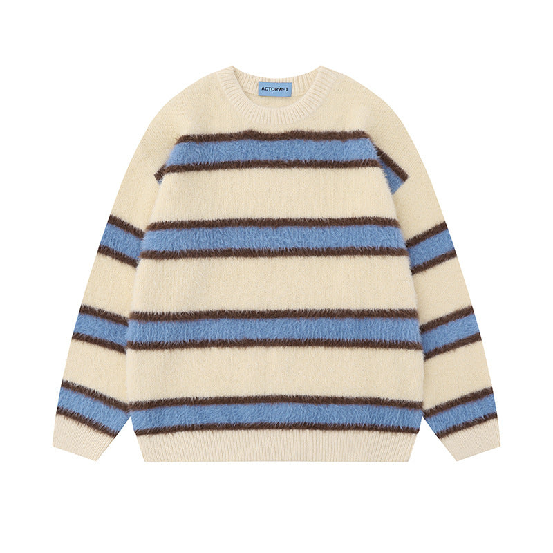 Vintage Stripe Knitted Sweater