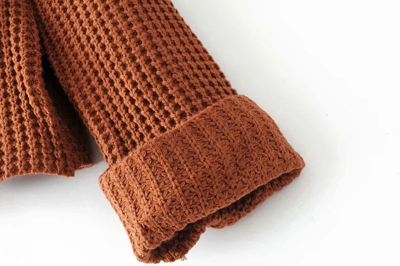 Knitted Wool Pullover Sweater