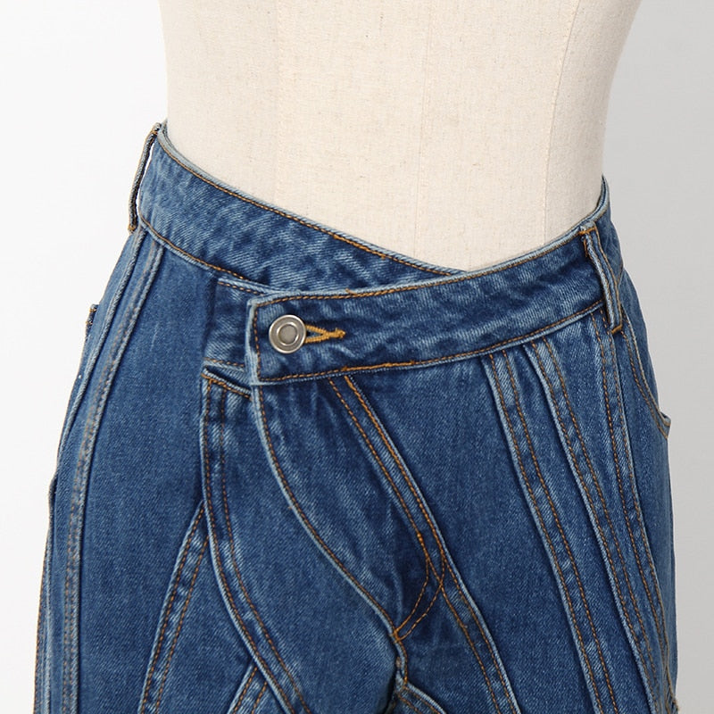 High Waisted Flared Jeans