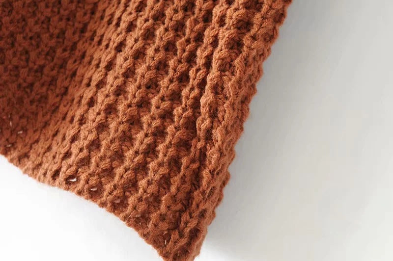 Knitted Wool Pullover Sweater