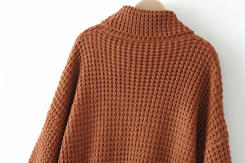 Knitted Wool Pullover Sweater