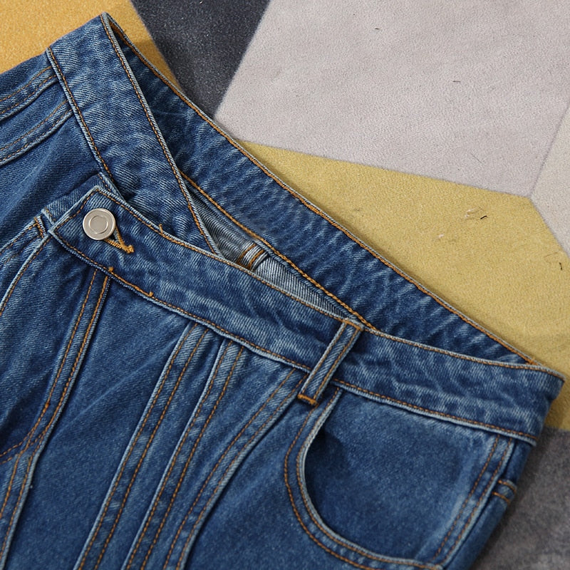 High Waisted Flared Jeans