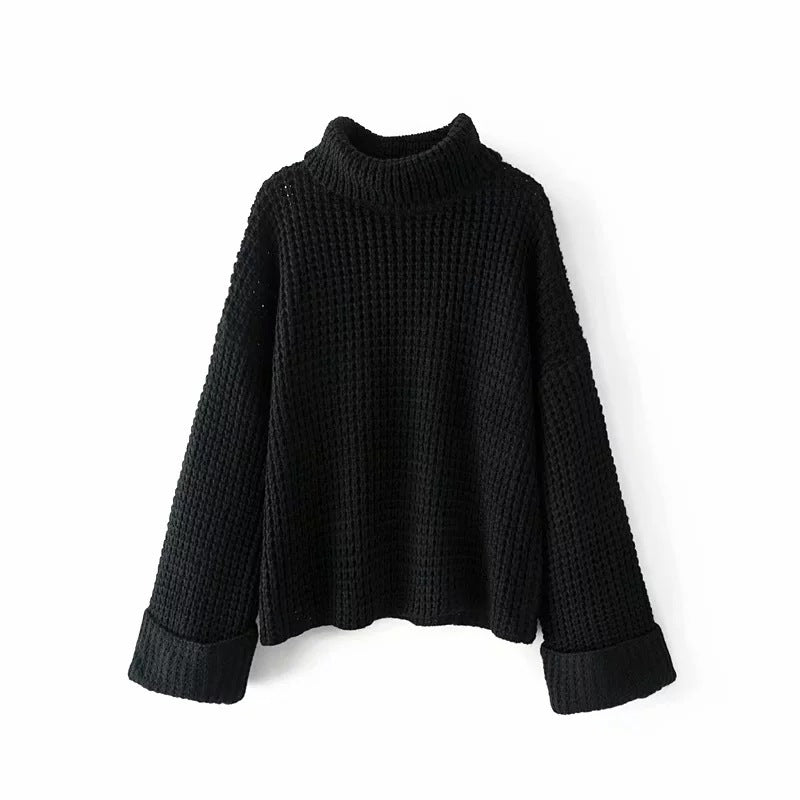 Knitted Wool Pullover Sweater