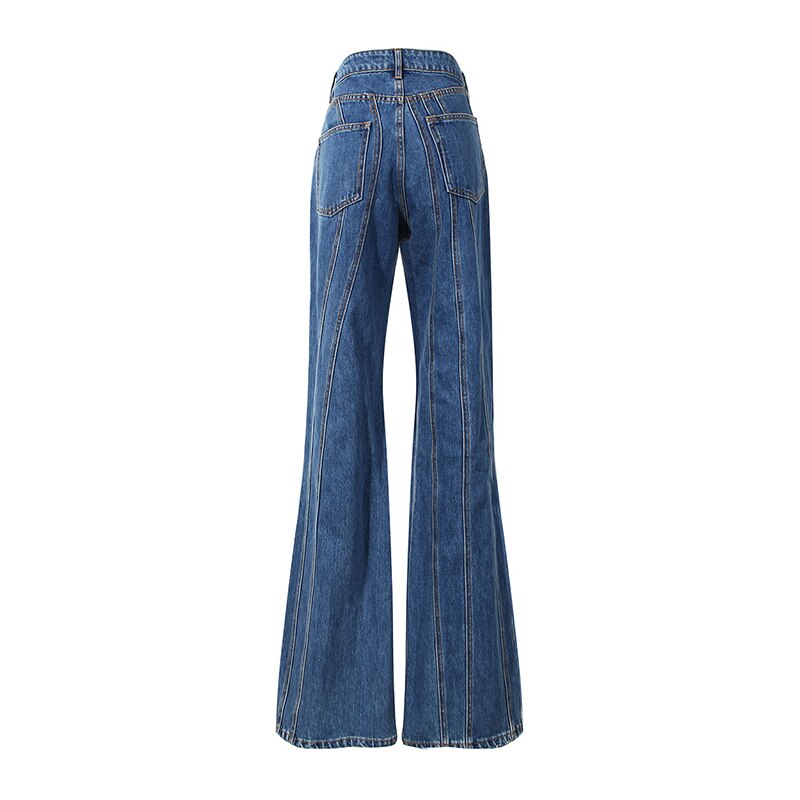 High Waisted Flared Jeans