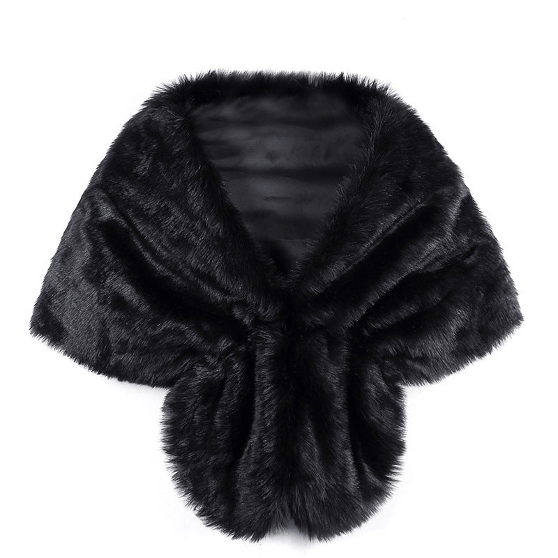 Faux Fur Cape